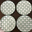 yzLb`piEHEE@bgzCgo[C`O[ƃzCgeBX􉽊w̃fBi[v[gLot 4 White Barn 10 Inch Green And White Lattice Geometric Dinner Plates