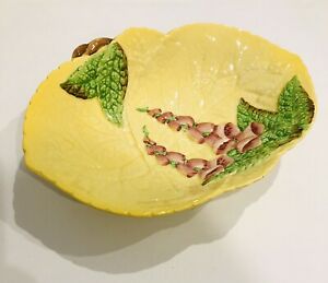 キッチン用品・食器・調理器具・陶器　年代のカールトンウェアイエローフォックスグローブボウルCarlton Ware Yellow Foxglove Bowl from 1930s