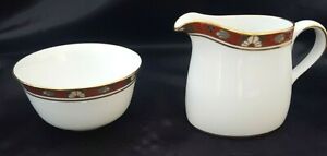 【送料無料】キッチン用品・食器・調理器具・陶器　ロイヤルクラウンダービークロイゾンヌミルクジャグとシュガーボウル素晴らしい条件ROYAL CROWN DERBY CLOISONNE A1317 MILK JUG AND SUGAR BOWL - GREAT CONDITION