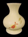 【送料無料】キッチン用品・食器・調理器具・陶器 秋葉芽花瓶ホールチャイナジュエルティーナショナルクラブギフト1994 NALCC Autumn Leaf Bud Vase 3 1/4 Hall China Jewel T Tea National Club Gift