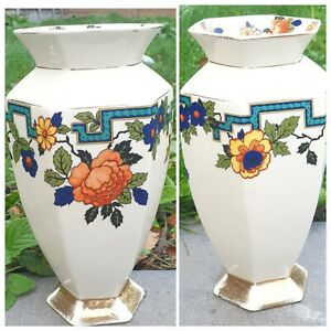 【送料無料】キッチン用品・食器・調理器具・陶器　クリフトン花瓶金色、花のレア美しいClifton - Vase..