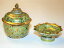 ̵ۥåʡĴƫơ٥󥸥ݥåȥܥڥǥǥå奻åȼʥȥVintage Thai Benjarong Pot Bowl & Pedestal Dish Set Hand Painted Enamel a