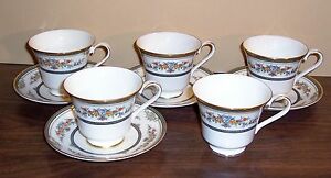 ̵ۥåʡĴƫߥȥ󥹥󥦥åɥåפȥ̵νвLOT OF 5 & 4 MINTON STANWOOD 5 CUPS AND 4 SAUCERS FREE U S SHIPPING