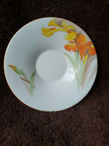 【送料無料】キッチン用品・食器・調理器具・陶器　シェリーリージェントアンバーアイリスソーサーパターンShelley Regent Amber Iris Saucer Pattern 12382 c.1935-1940