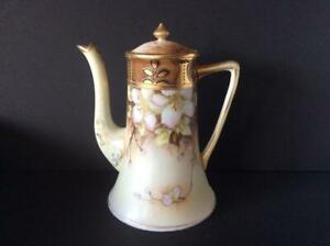 hokushin㤨̵֡ۥåʡĴƫͼμܥҡݥåȡƥݥåȡȥȥHandpainted Nippon After Dinner Coffee Pot, Tea Pot, Cherry Blossoms, Gilt TrimפβǤʤ19,980ߤˤʤޤ
