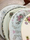 yzLb`piEHEE@Be[WsvfBi[v[g{zCxg~bNX}b`4 Vintage Mismatched China Dinner Plates Wedding Boho Event Mix Match # 128