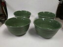 yzLb`piEHEE@z[gh̃ZbgOXg[EFA{ESet Of 4 Home Trends GREEN RINGS Stoneware Bowls ~ 6