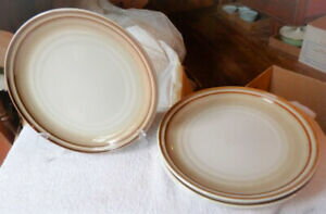 ̵ۥåʡĴƫΥ꥿եե쥹ȡ󥦥ǥʡץ졼ȤΥåLot of 4 Noritake Fanfare Stoneware 10-3/8 Dinner Plates