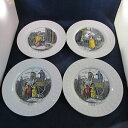 【送料無料】キッチン用品・食器・調理器具・陶器　人のセットアダムス・チャイナ・クリーズ・オブ・ロンドン・ディナープレートSET OF FOUR - Adams China CRIES OF LONDON Dinner Plates