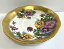 yzLb`piEHEE@NC[ApW[t[\[T[wr[S[h̍COhQueen Anne Pansy Floral Saucer Heavy Gold Gilding Bone China 1950-60 England