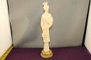yzLb`piEHEE@Be[WWlbAoX^[NN̑嗝΂̃X^h̃AWȀVintage A.Giannelli Alabaster Sculpture 1940's-50's Asian Woman on Marble Stand