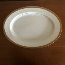 yzLb`piEHEE@~JTu[NI[ovb^[S[hgMikasa PEMBROKE Oval Platter Thick Gold Trim 14 1/2