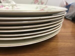 ̵ۥåʡĴƫΥ륺㥤ʥץ졼ȥåȥ֥ޥ󥹥쥯ԥ󥯥եKnowles China Plates Lot Of 9 Romance Collection Pink Floral