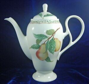 ̵ۥåʡĴƫŵݥ륪㡼ɥҡݥåȥԡѡեBEAUTIFUL NORITAKE ROYAL ORCHARD COFFEE POT - PEACHES & PEARS - PERFECT!