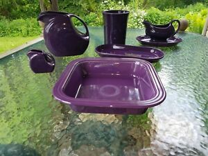 【送料無料】キッチン用品・食器・調理器具・陶器　フィエスタスクエアベーキングベーカー皿桑紫新FIESTA 9x 9 SQUARE BAKING baker DISH mulberry purple NEW(3)