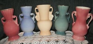 楽天hokushin【送料無料】キッチン用品・食器・調理器具・陶器　販売！ロイヤルコプリー美しい花瓶のヴィンテージロットSale! Vintage Lot of 5 Royal Copley 8 Beautiful Vases