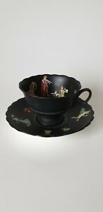 Antique Tea Cup and Saucer Grimwades Atlas China Mythological Figures Blackアンティークティーカップとソーサーグリムワデアトラス中国神話フィギュアブラック※注意※NYからの配送になりますので2週間前後お時間をいただきます。人気の商品は在庫が無い場合がございます。ご了承くださいませ。サイズの種類の商品は購入時の備考欄にご希望のサイズをご記載ください。　携帯メールでの登録ですと楽天からのメールが届かない場合がございます。