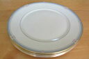 yzLb`piEHEE@ZgRh̃g[mbNXg|^RNVfBi[v[g̃ZbgBSet of 4 Monterey Lenox Metropolitan Collection Dinner Plates in Excellent Con