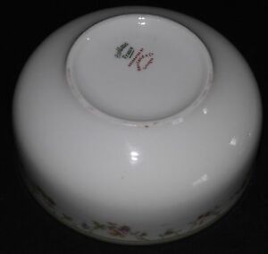 【送料無料】キッチン用品・食器・調理器具・陶器　ハビランドコーフランスグリーントリムフローラルクランベリーボウルHaviland &amp; Co France #34053 Green Trim &amp; Floral Cranberry Bowl 2