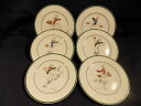 yzLb`piEHEE@KCrbtFXP[gVFtT_v[g̃ZbgDꂽSET OF 6 GUY BUFFET SKATING CHEFS SALAD PLATES - EXCELLENT