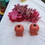 ̵ۥåʡĴƫեѡ󥪥󥸥饦ŵ­ۥե쥹٥FIESTA 2 NEW PERSIMMON orange round bulb candlestick holders 3-5/8 Fiestaware