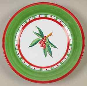 【送料無料】キッチン用品・食器・調理器具・陶器 プレゼントテンスオタンネンバウムサラダプレートPresenttense O' Tannenbaum Salad ...