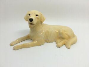 キッチン用品・食器・調理器具・陶器　ジョンベズウィックゴールデンレトリバーイエローラボ犬磁器フィギュアヴィンテージビンJohn Beswick Golden Retriever Yellow Lab Dog Porcelain Figurine Vintage BIN