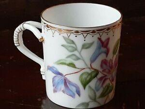 【送料無料】キッチン用品・食器・調理器具・陶器　アンティークチャールズフィールドハビランドフラットスモールデミタッセティーカップAntique 1886 Charles Field Haviland GDM LIMOGES Flat Small Demitasse-? Tea Cup