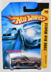 hot wheels 2006 models datsun 240z wホットホイールモデルダットサン※注意※NYからの配送になりますので2週間前後お時間をいただきます。人気の商品は在庫が無い場合がございます。ご了承くださいませ。サイズの種類の商品は購入時の備考欄にご希望のサイズをご記載ください。　携帯メールでの登録ですと楽天からのメールが届かない場合がございます。