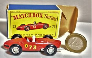 【送料無料】模型車 モデルカー matchbox lesney 73 ferrari racing car, original box, between 60s70s