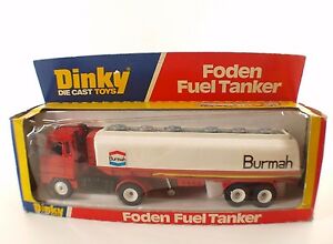 【送料無料】模型車 モデルカー ディンキートイズフォーデントレーラータンカーバーマdinky toys gb no 950 foden trailer tanker burmah