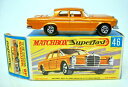 【送料無料】模型車 モデルカー マッチボックスメルセデスゴールドメタリックボックスmatchbox sf no 46a mercedes 300 gold me...
