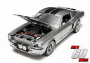 【送料無料】模型車 モデルカー フォードマスタングシェルビーエレノアクロノグリーンライトford mustang shelby gt500 eleanor 1967 60 seconds chrono greenlight 118