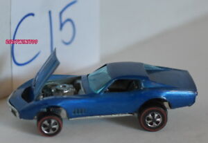 【送料無料】模型車 モデルカー ホットホイールヴィンテージローズレッドラインカスタムコルベットブラウロッカー