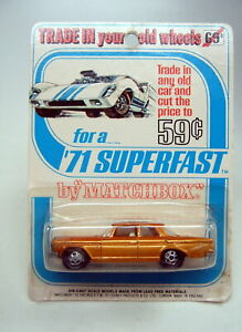 模型車 モデルカー マッチボックスメルセデスゴールドメットレアルブリスターカードmatchbox sf no 46a mercedes 300 goldmet in rarer usa trade in blister card