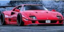 【送料無料】模型車 モデルカー トミカカスタムフェラーリオパリンtomica custom ferrari f40 liberty walking hand made opalin