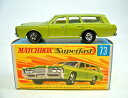 【送料無料】模型車 モデルカー マッチボックスマーキュリーステーションワゴングリーンタンクホイールmatchbox sf no 73a mercury station wagon green without tank lid thin wheels