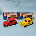 【送料無料】模型車 モデルカー トミカアズールカハルノーターボセットtomica azul caja renault 5 turbo 2 sets