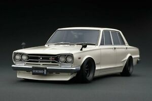 【送料無料】模型車 モデルカー スカイラインホワイトnissan skyline 2000gtr white