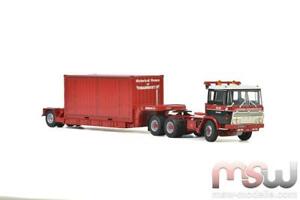 【送料無料】模型車 モデルカー daf 2600 with container trailer van seumeren mammoet 410332 wsi 3155 150