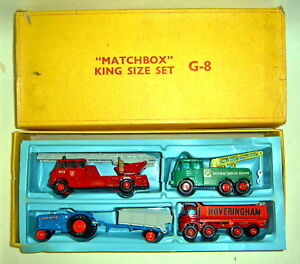 【送料無料】模型車 モデルカー マッチボックスキングサイズセットレアイエローボックスmatchbox kings..