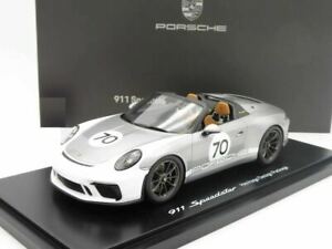 模型車 モデルカー ズュンドケルツェポルシェスピードスターバウジャールシルバーzundkerze porsche 911 991 ii speedster baujahr 2019 in silber 70 1 18