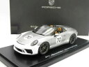 【送料無料】模型車 モデルカー ズュンドケルツェポルシェスピードスターバウジャールシルバーzundkerze porsche 911 991 ii speedster baujahr 2019 in silber 70 1 18