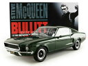 【送料無料】模型車 モデルカー オリジナルモデルスティーブマックイーンブリットマスタング112 original model film steve mcqueen bullitt mustang 1968