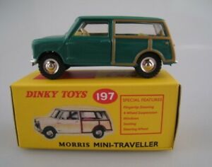 【送料無料】模型車 モデルカー モリスミニトラベラーイングリーンディンキートイズmorris mini traveller in green dinky toys 143 ovp