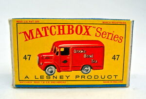 【送料無料】模型車 モデルカー マッチトロイヴァンオリジナルボックスmatchbox 47a trojan van extremely rare empty original d box