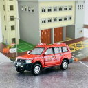 【送料無料】模型車 モデルカー タイニーパジェロtiny 106 mitsubishi pajero 2003 hong kong fire services ...