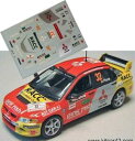 【送料無料】模型車 モデルカー デカールデカールランサーポンラリーdecaldecals 143 mitsubishi lancer evo 7, pons; rally turkey 2005