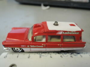 ̵Ϸ ǥ륫 ޥåܥåϥޥåܥåǥåߥ顼matchbox sammlung hier matchbox cadillac ambulance miller county 2650