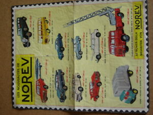 【送料無料】模型車 モデルカー パンフレットカタログノレフbrochurecatalog norev 1968